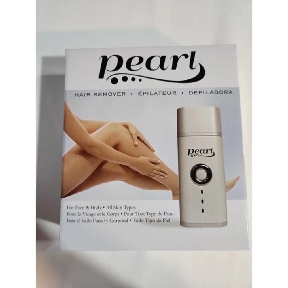 Pearl  - Hair removal system - cordless - white‎ pearlescent/chrome accents